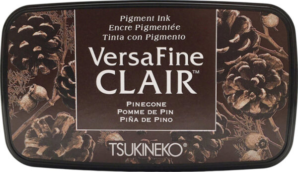 Tsukineko VersaFine clair dark inkpad 9,7 x 5,6 cm - Pinecone