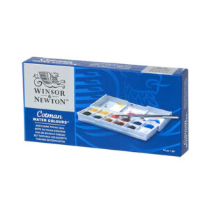 Winsor & Newton Cotman Sketchers Pocket box - Aquarel palette 12 kleuren