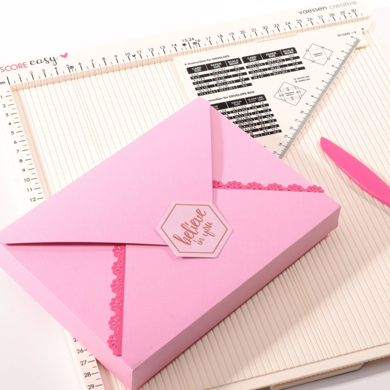 Vaessen Creative - Score Easy Rilbord CM Offwhite - 30,5 x 30,5 cm