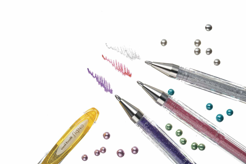 Uni-ball Signo Gelpen UM-120SP 1,0 mm Sparkling Rood Be