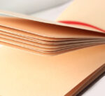 HahnemÃ¼hle Beige toned watercolour book A6 landscape - 60 pagina's - Bruine kaft - Beige papier