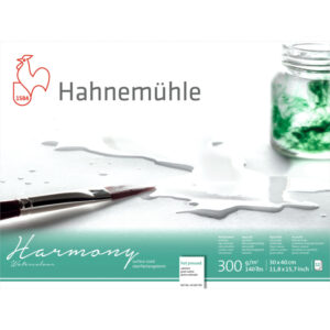 HahnemÃ¼hle Watercolour Aquarelpapier A4  hot pressed - 12 vellen - 4-zijdig gelijmd - Wit papier