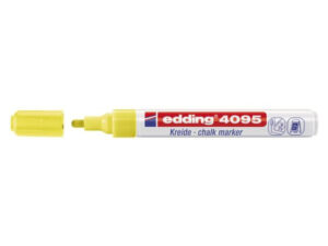 Edding 4095 Raam/krijtstift - rond 2-3 mm - Neongeel