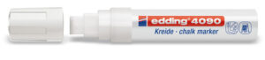 Edding 4090 Raam/krijtstift XXL - Beitelvormige punt 4-15 mm - Wit