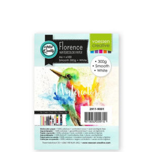 Florence Aquarelpapier smooth Intense White - 100 vellen 300 grams papier - A6