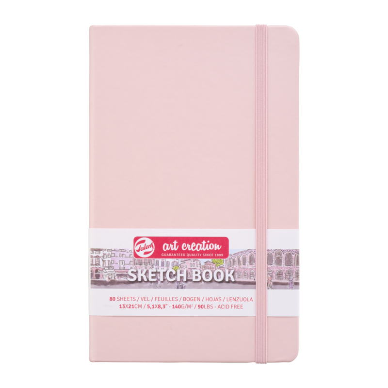 Talens art creation Brush / Schetsboek 13 x 21 cm - 80 vellen - Pastel Pink