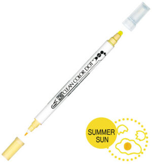Zig Clean Color Dot stift - Summer Sun