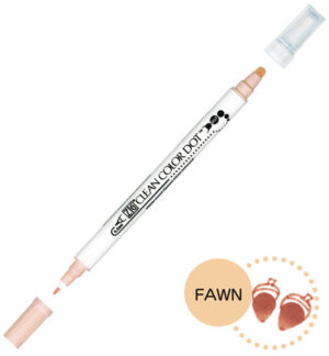 Zig Clean Color Dot stift - Fawn