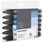 Winsor & Newton promarkers Skyscape tones - set van 6