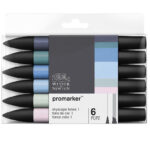 Winsor & Newton promarkers Skyscape tones - set van 6