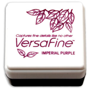 Tsukineko VersaFine inktpad 3 x 3 cm - watervaste inkt -  Imperial purple