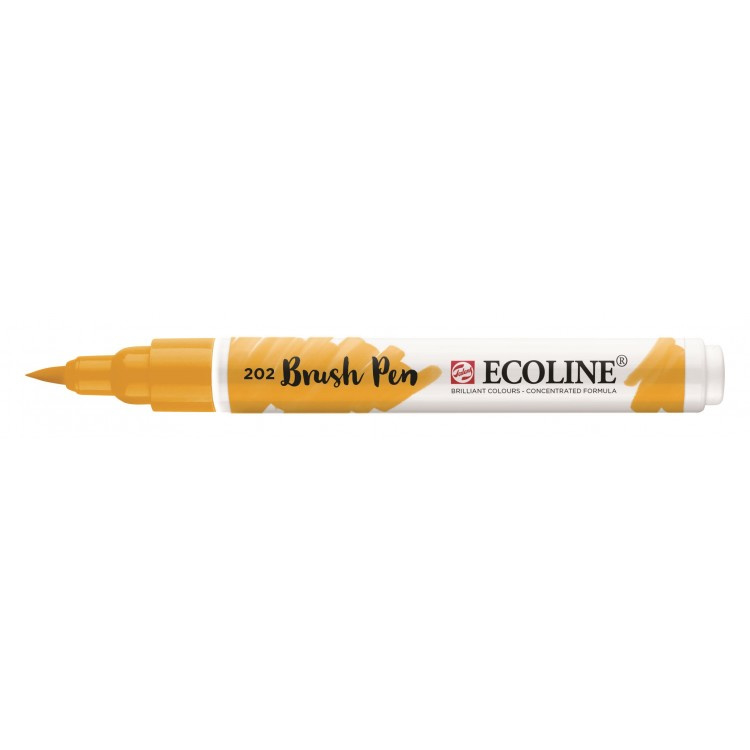 Talens Ecoline Brush Pen - 202 donkergeel