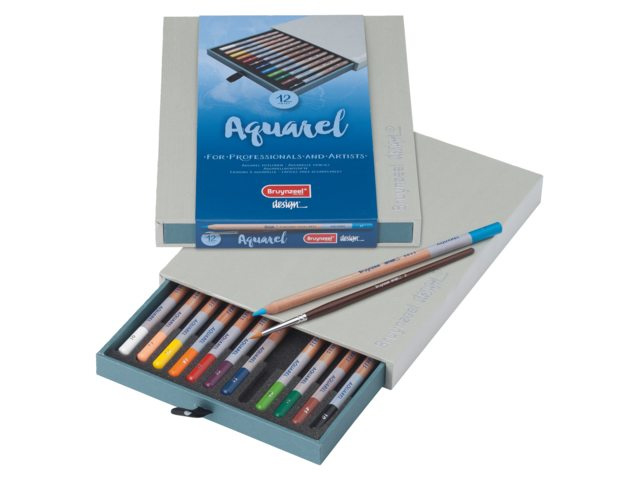 Bruynzeel design aquarelpotloden - set van 12