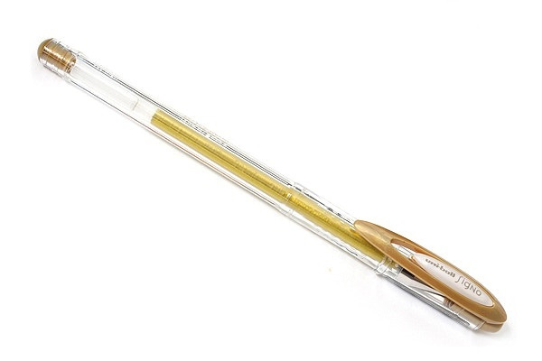 Uni-ball Signo Gelpen - UM-120NM 0,8mm- Metallic Goud