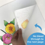 Zieler bleedproof papierblok voor alcohol markers - 32 vellen 70 grams wit papier - A4