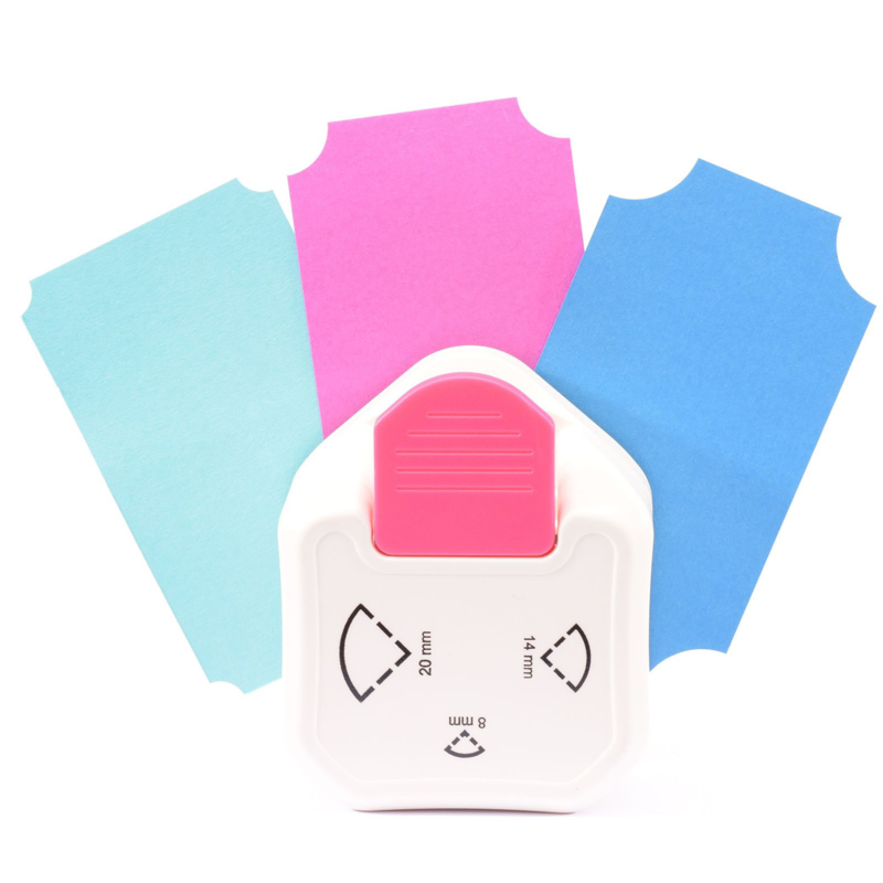 Vaessen Creative - 3 in 1 Hoekpons Ticket