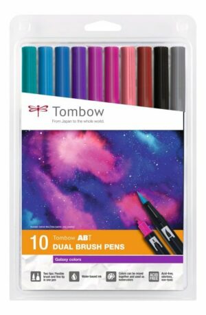 Tombow ABT Dual Brush Pen - set van 10 Galaxy