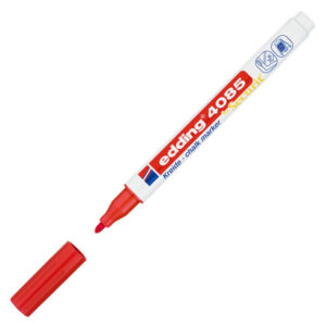 Edding 4085 Raam/krijtstift - rond 1-2 mm - Rood