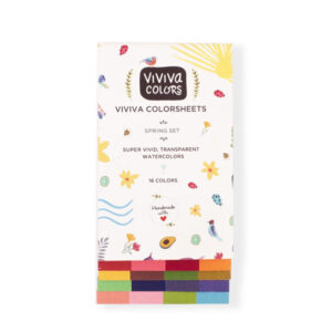 Viviva Colorsheets Aquarelverf Spring Single Set - 16 kleuren