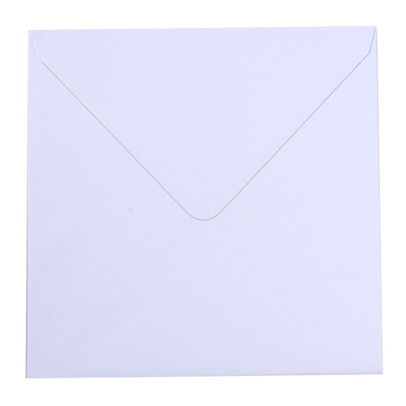 Florence - Enveloppen 16 x 16 cm wit - 120 grams - set van 25