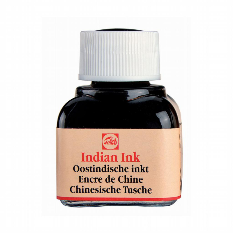 Talens Oostindische inkt flacon 11ml Zwart