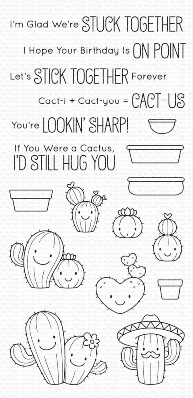 My Favorite Things clear stamps - set van 18 - BB Let's Stick Together