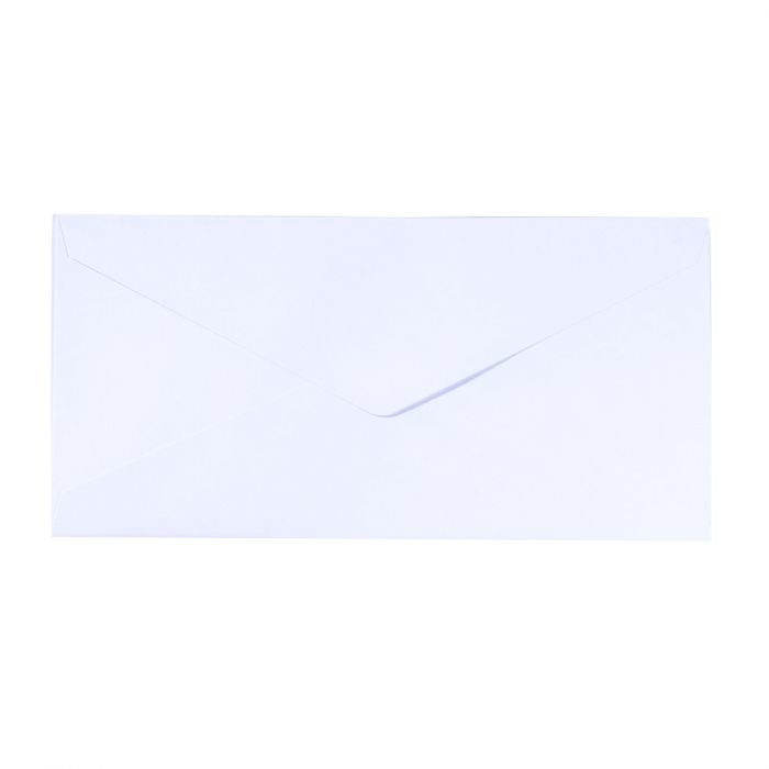 Florence - Enveloppen 22,5 x 11,5 cm wit - 120 grams - set van 25