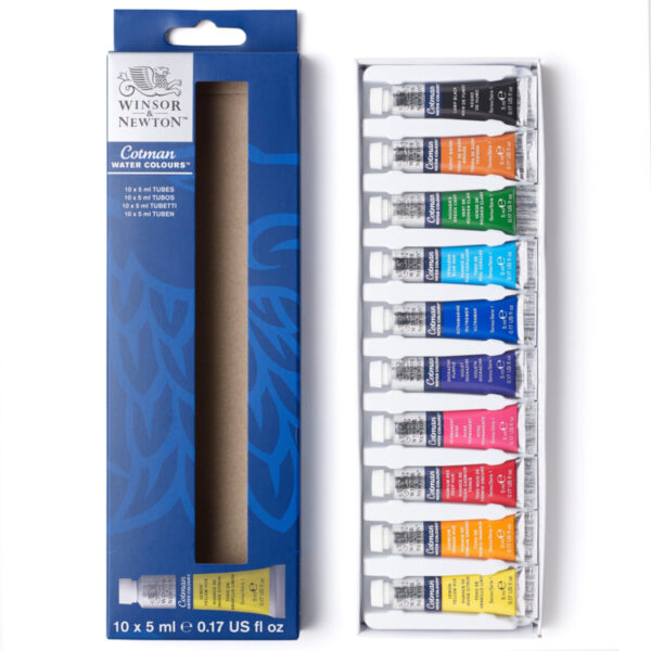 Winsor & Newton Cotman Water Colours tubes - set van 10