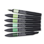 Winsor & Newton promarkers Green tones - set van 6