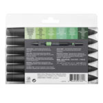 Winsor & Newton promarkers Green tones - set van 6