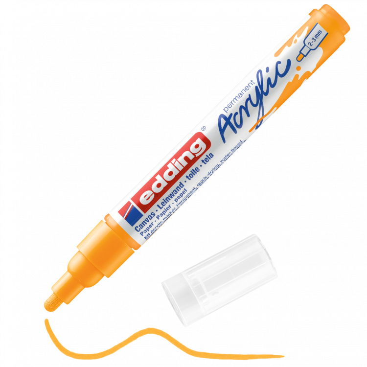 Edding 5100 Acrylmarker medium 2-3mm - 906 Zonnegeel