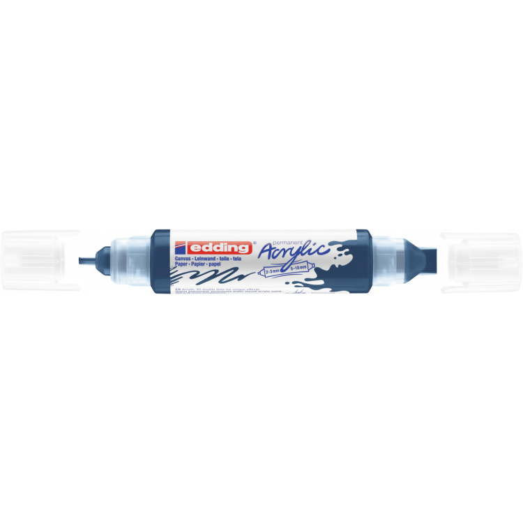 edding 5400 Pennarello Acrilico 3D Double Liner, Beige Caldo, 1 Tubetto di Vernice Acrilica, Doppia Punta 2-3,5-10Mm, Pittura Acrilica per Tele, Tavole, Legno, Colori Impermeabili di Alta Qualità