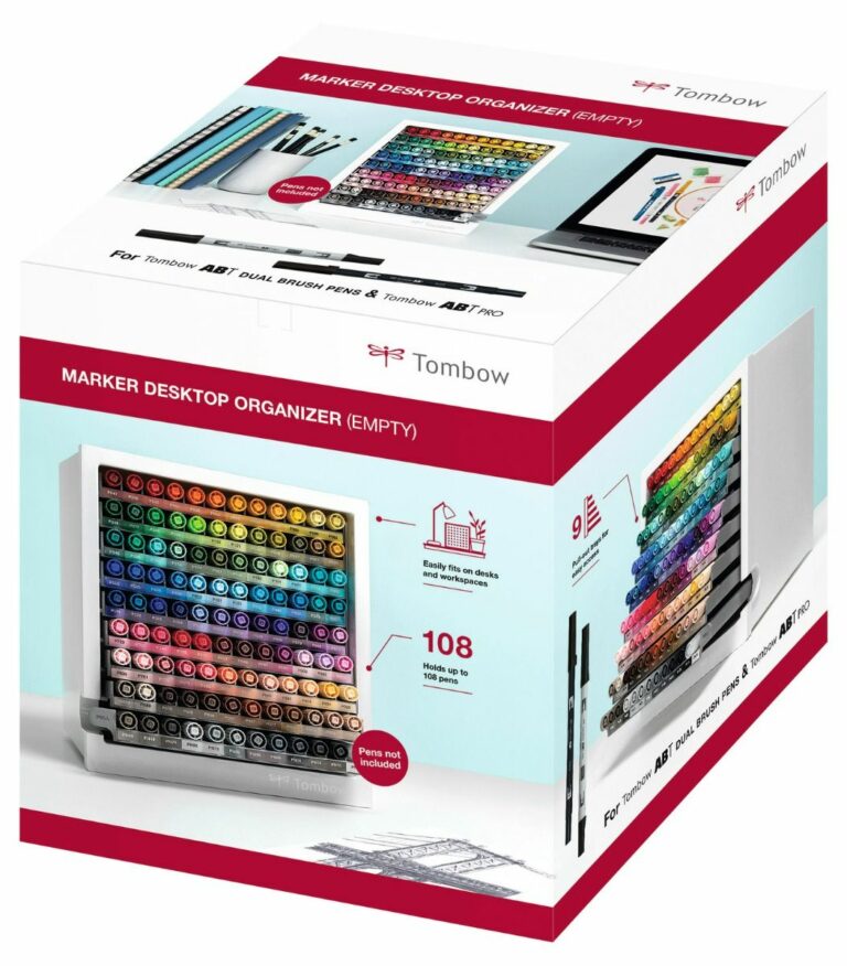 Tombow Marker Desktop Organizer voor 108 markers leeg Be Creative