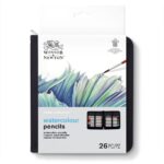 Winsor & Newton Studio Collection - aquarelpotloden - set van 26 + etui - Afbeelding 2