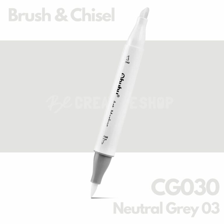 Ohuhu Alcohol based Art marker Brush & chisel - CG030 Neutral Grey 03