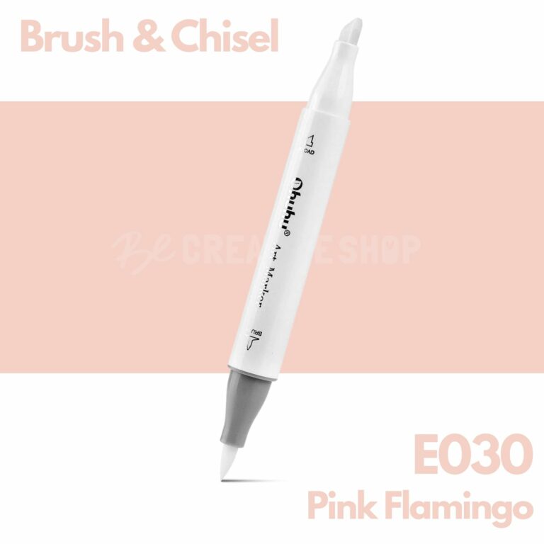 Ohuhu Alcohol based Art marker Brush & chisel - E030 Pink Flamingo