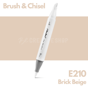 Ohuhu Alcohol based Art marker Brush & chisel - E210 Brick Beige
