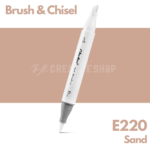 Ohuhu Alcohol based Art marker Brush & chisel - E220 Sand