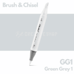 Ohuhu Alcohol based Art marker Brush & chisel - GG1 Green Grey 1