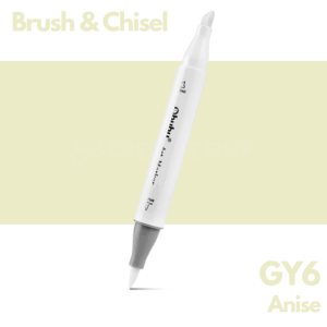 Ohuhu Alcohol based Art marker Brush & chisel - GY6 Anise