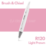 Ohuhu Alcohol based Art marker Brush & chisel - R120 Light Prawn