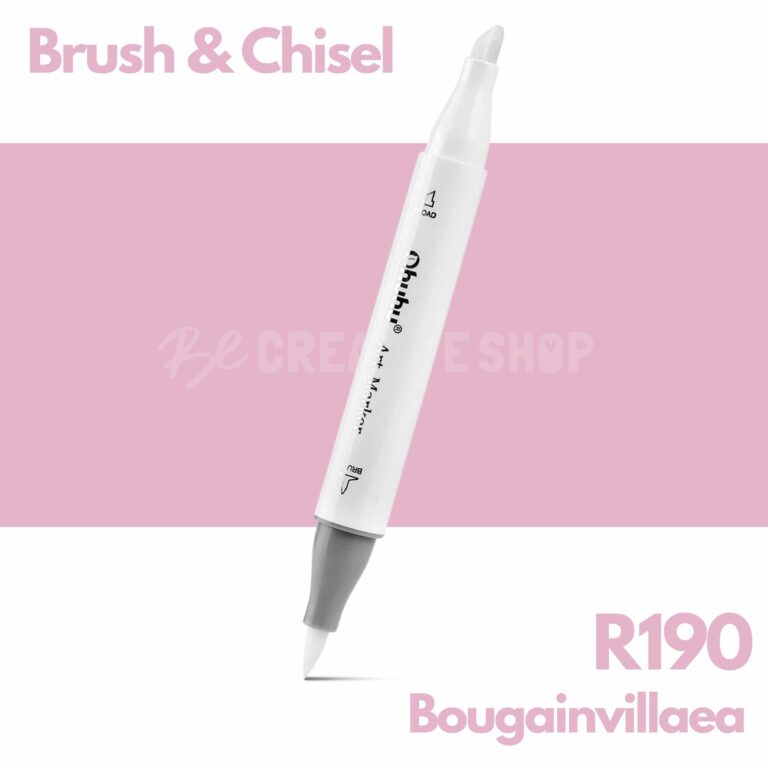 Ohuhu Alcohol based Art marker Brush & chisel - R190 Bougainvillaea