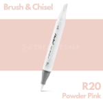 Ohuhu Alcohol based Art marker Brush & chisel - R20 Powder Pink