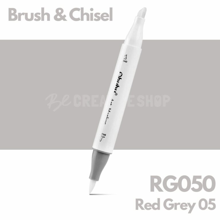 Ohuhu Alcohol based Art marker Brush & chisel - RG050 Red Grey 05