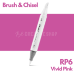Ohuhu Alcohol based Art marker Brush & chisel - RP6 Vivid Pink