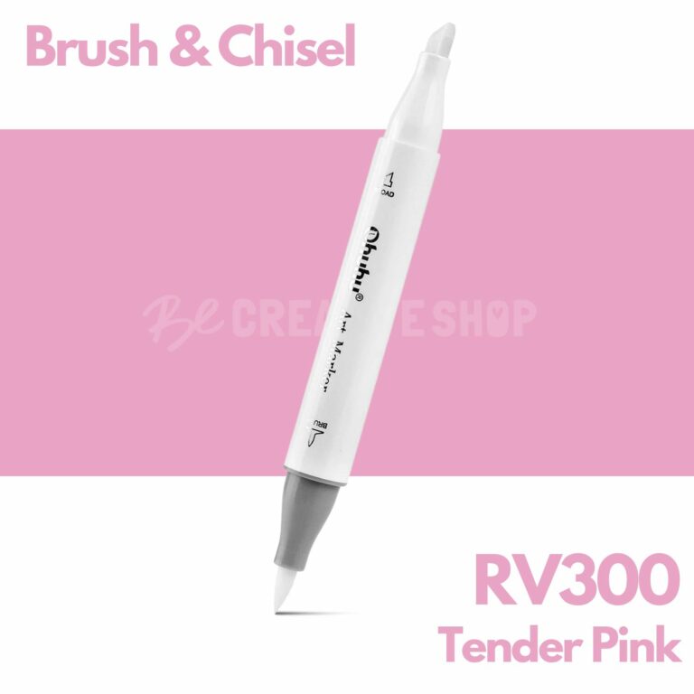 Ohuhu Alcohol based Art marker Brush & chisel - RV300 Tender Pink