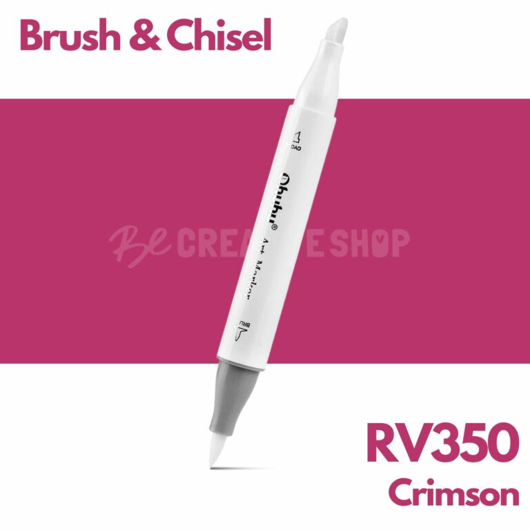 Ohuhu Alcohol based Art marker Brush & chisel - RV350 Crimson