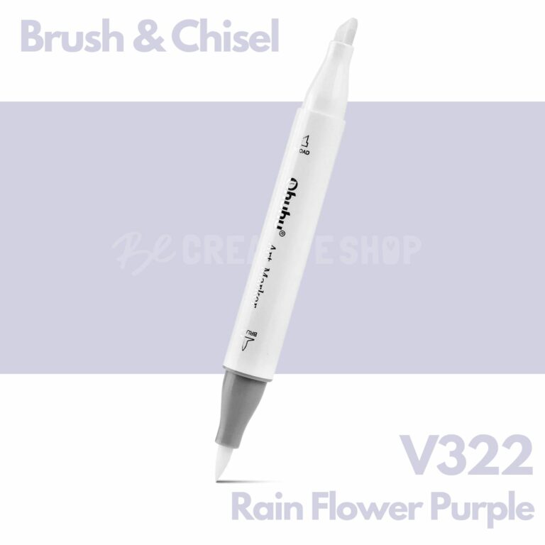 Ohuhu Alcohol based Art marker Brush & chisel - V322 Rain Flower Purple