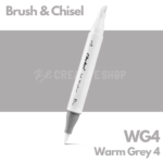 Ohuhu Alcohol based Art marker Brush & chisel - WG4 Warm Grey 4