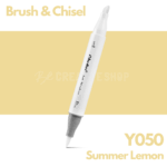 Ohuhu Alcohol based Art marker Brush & chisel - Y050 Summer Lemon